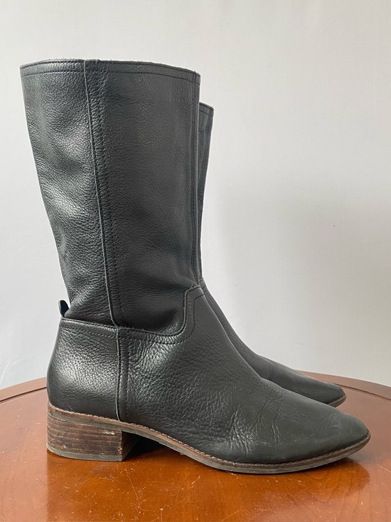 Shoes - Lucky Brand Laerys Leather Black Boots | US 9